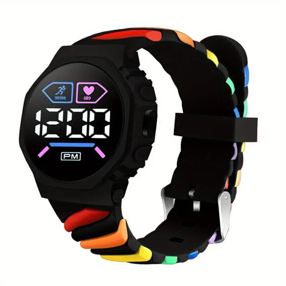 Rainbow Digital Watch - Picture 1 of 2